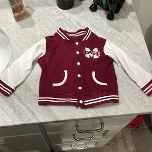 Mississippi State letterman type jacket - size 18 months